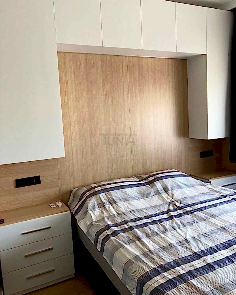 Ahşap Yatak Başı Led Aydınlatmalı