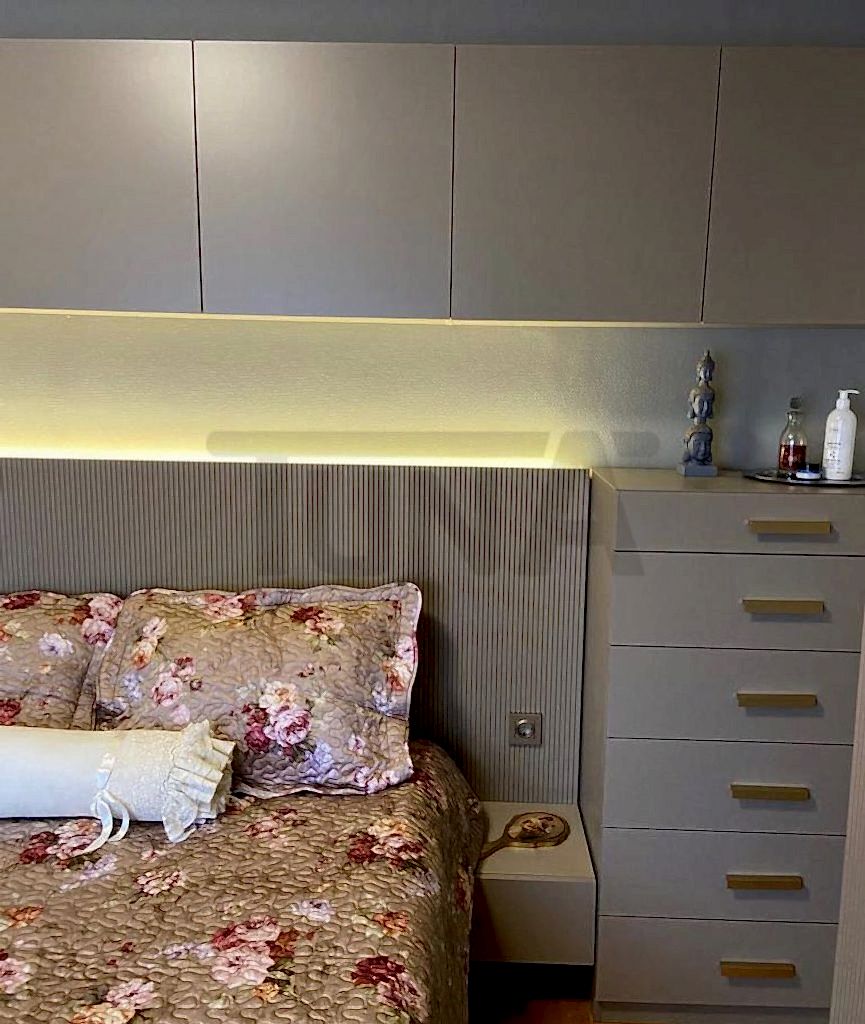 Lake Led Aydınlatmalı Yatak Başı