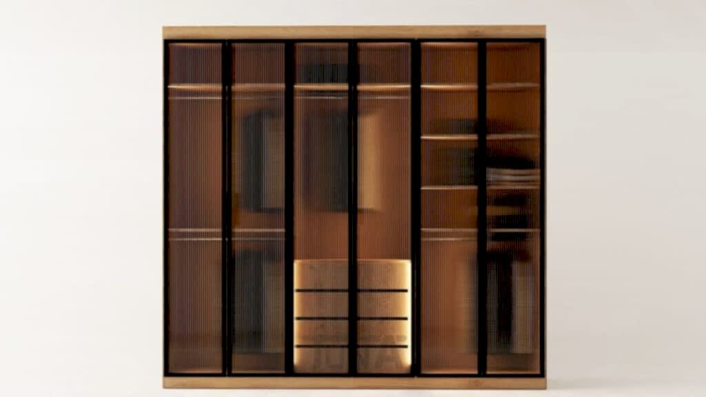 Nervürlü Cam Dolap 2